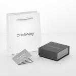 Brosway Black Steel Tag Pendant