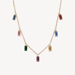 Brosway Multi Color Crystal Necklace 