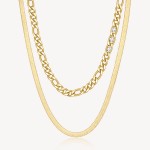 Brosway Double Strand Stainless Steel - Gold Finish Necklace