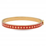 Halcyon Days Skinny Star Red Bangle