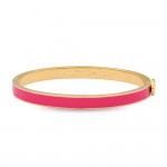 Halcyon Days Skinny Plain Hot Pink Bangle
