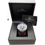 Bomberg BOLT-68 GMT Red & Black Leather