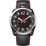 Bomberg BOLT-68 GMT Red & Black Leather